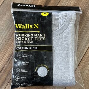 Walls Gray Pocket Tees 2-Pack
